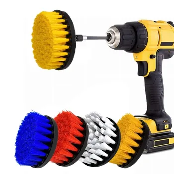 4 Inch Nylon Power Brush Tile Drill Brush for Car Detailing Wash Kitchen Bathroom Polisher Auto Cleaning Tools Car Accessories