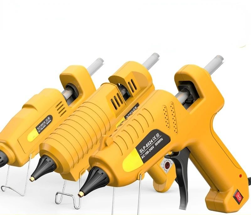 EZARC Hot Melt Glue Gun, Heavy Duty Full Size Glue Gun Kit 100W with 20pcs Glue Sticks (150 x 11mm) for DIY, Arts & Crafts Projects, Sealing, Quick