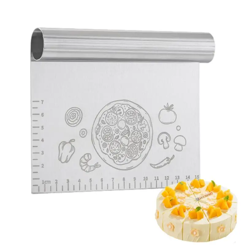 

Резак для теста и брикет, полированная скамейка, скребок для кондитерских изделий, многофункциональная посуда для выпечки, для приготовления торта, хлеба