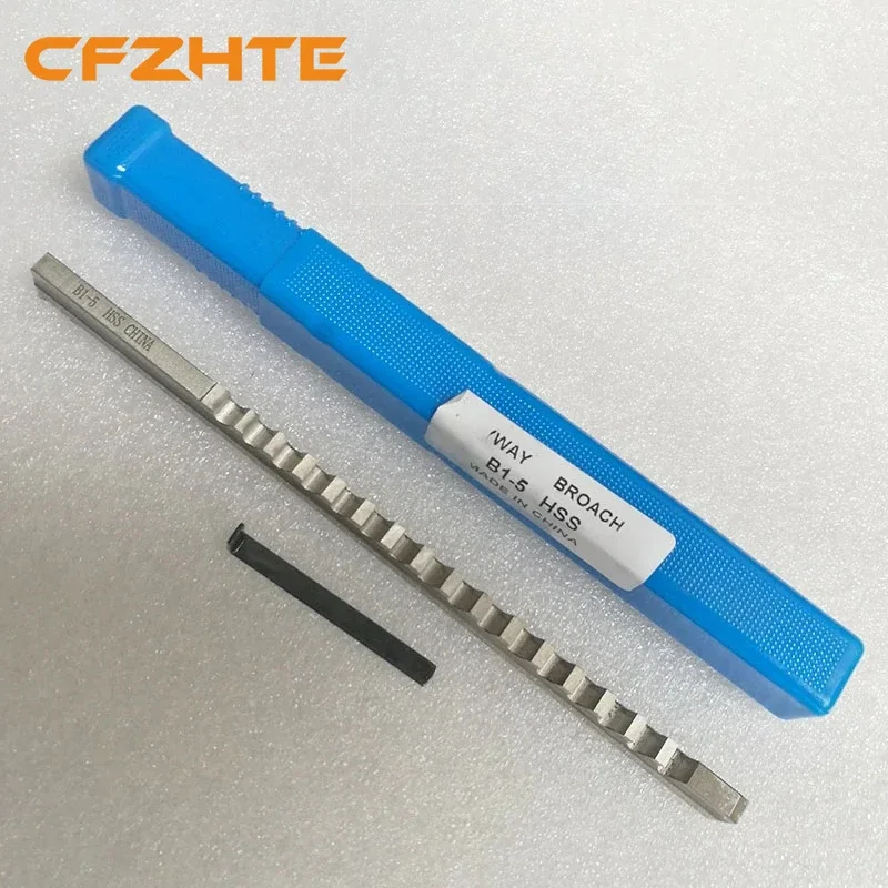 High Speed Steel Cutting Tool CNC Machine Push-Type Keyway Broach Metric Sized Shim 5mm B1 keyway broach tools