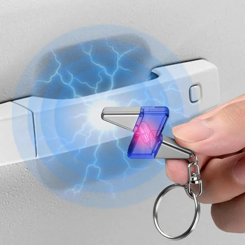 Static Key Chain Anti-static Keychain Extreme Discharge Electricity Cool Static ...