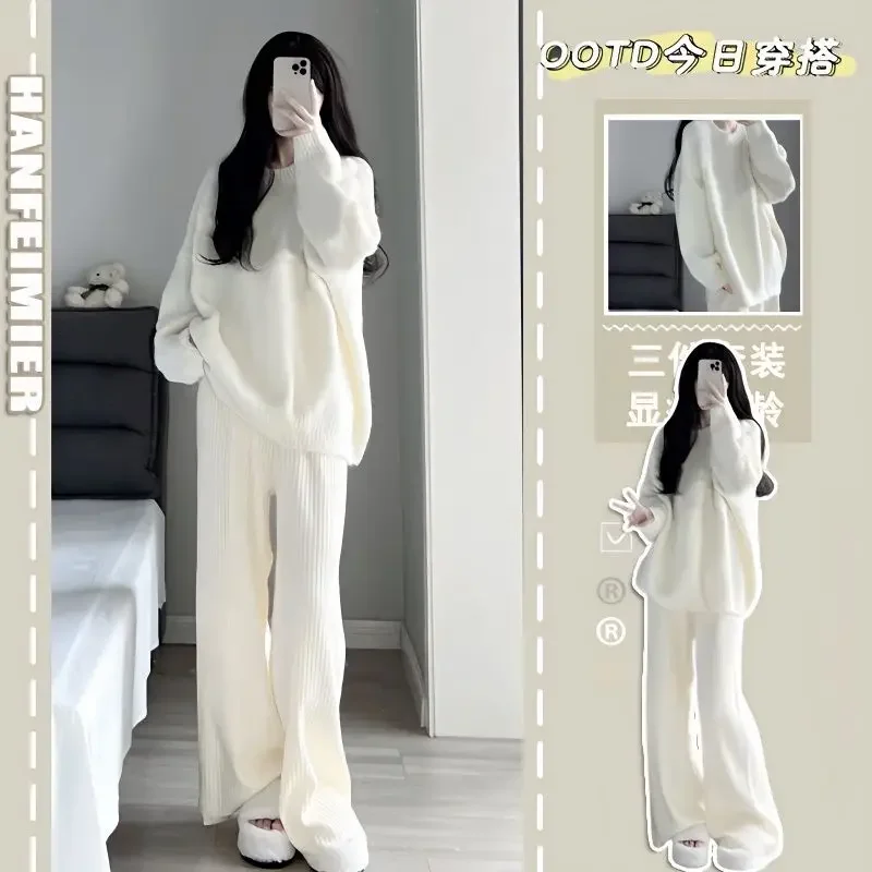 여성용 스트라이프 버튼 조끼 상의 및 포켓 디자인 바지 세트, 오피스 투피스 세트, 새로운 패션 