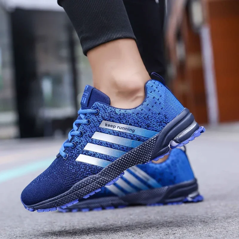 2026 Hot Sale Men's Running Shoes Keep Running Breathable Mesh Sneakers Lightweight Outdoor Gym Jogging Trainers Comfort Shoes 5