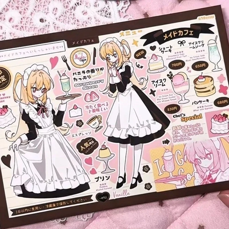 Japanisches Stickerbuch Neues Produkt Elektrischer Stern-Charakter Stickerbuch-Stil Mädchenhafter Herz-Stil Dunkler Stil Schüler DIY Material Geschenk – Detail 2