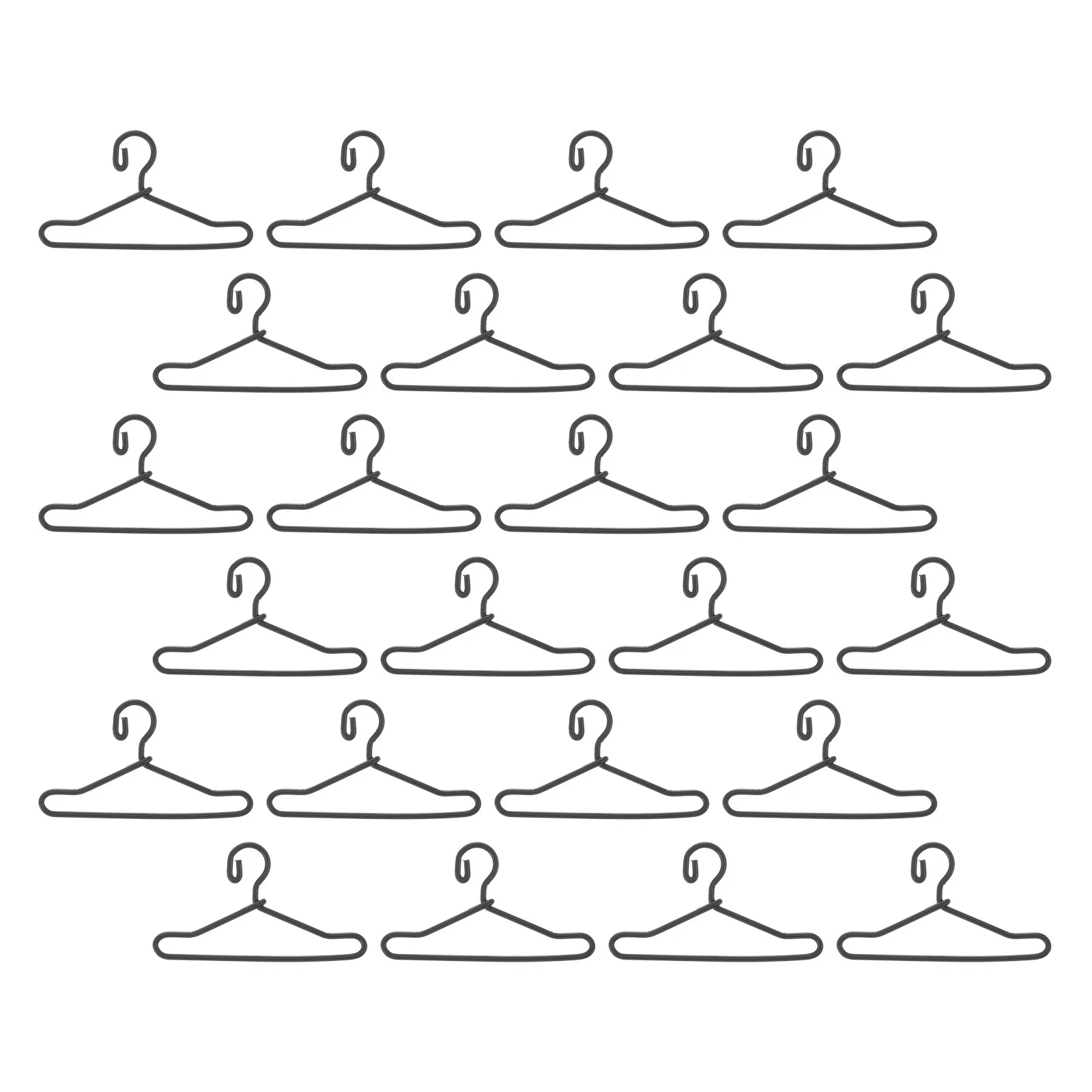 

Hangers Doll Clothes Hanger Metal Mini Cloth Hangers Doll Clothes Rack Gown Dress Outfit Doll Closets Accessories