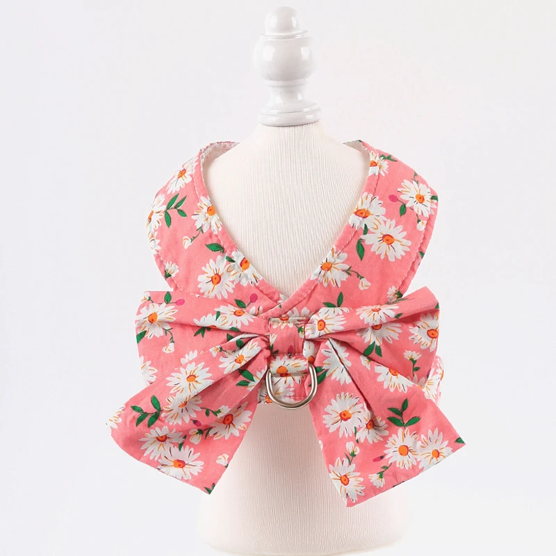 Floral Bowknot Clothes Cat & Small and Medium Dog Vest - PeticaDeals