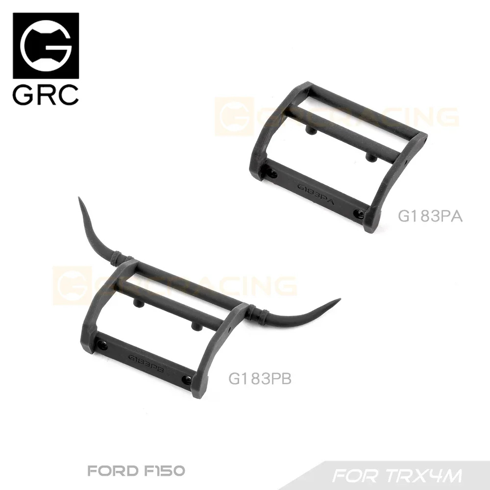 

KXRC TRX4M F150 Plastic Front Bumper Bullrail Accessories for 1/18 RC Crawler Car Traxxas TRX4-M Ford F150 Upgrade Parts