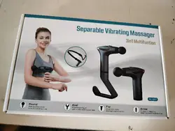 Ultimate Long - Handle Electric Muscle Relaxation Massager: Multifunctional Deep Tissue Percussion Relief Device (Dark grey)