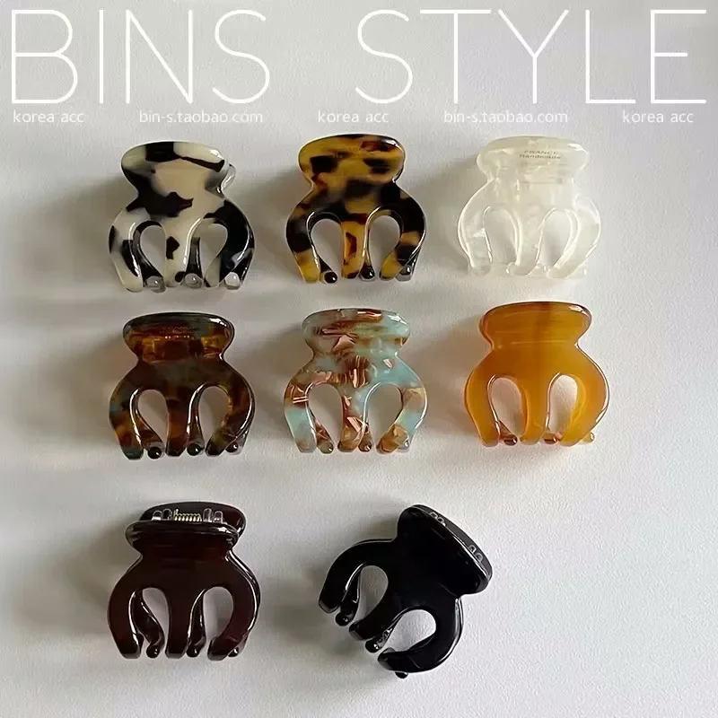 3cm Mini Haars pange koreanischen Stil Mode niedlichen Klauen für Fransen Kinder Mädchen Bobby Pins für Stücke Kawaii Haarschmuck Kürbis
