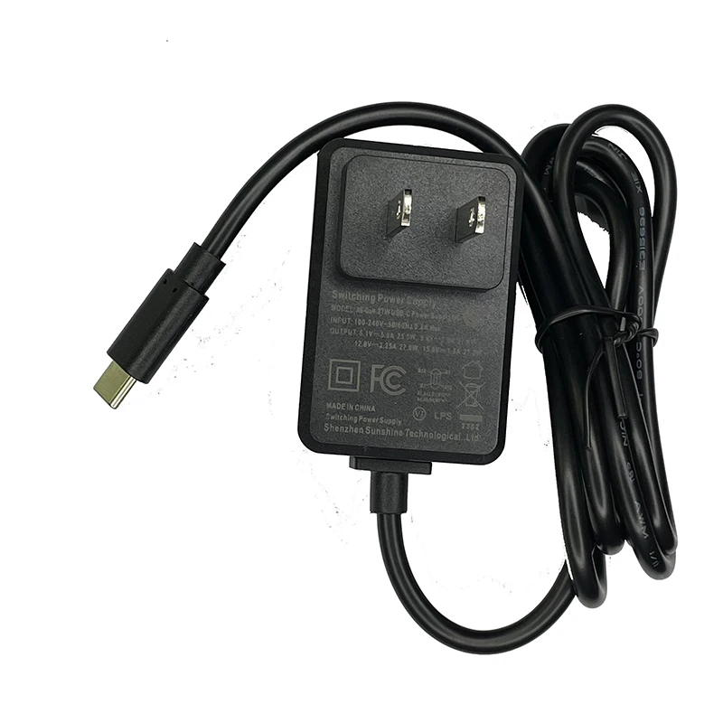 Power Adapter 5.1V 5A PD Charger 27W Type-C Raspberry Pi 5