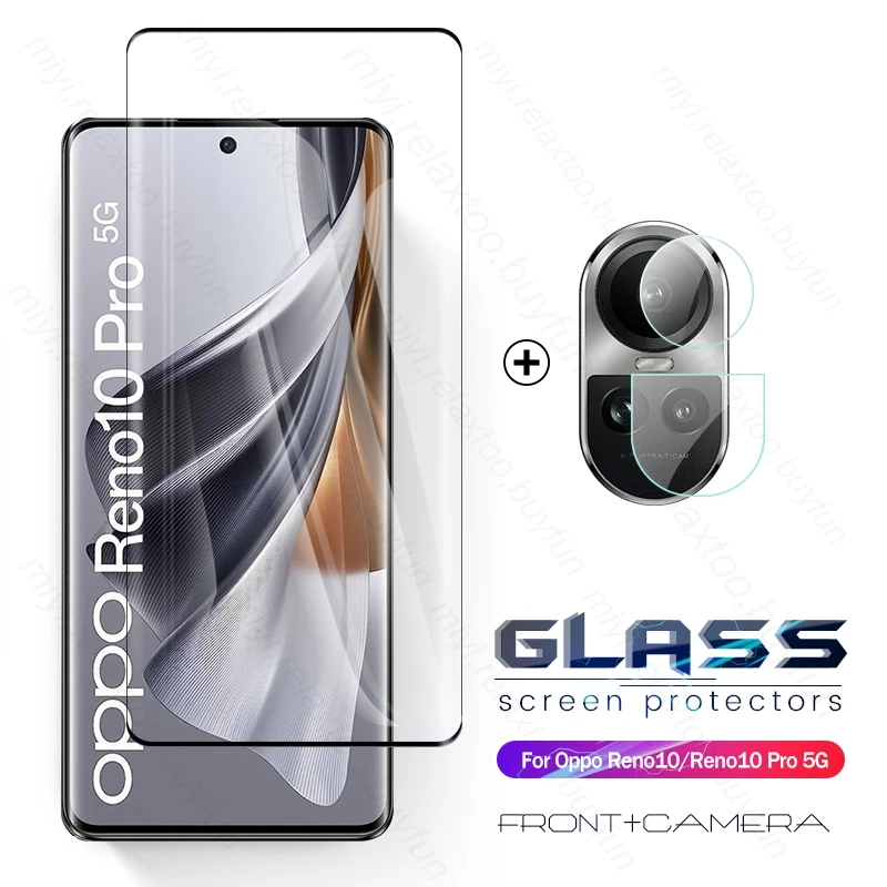

Защитное стекло для объектива камеры от 2 до 1 для Oppo Reno10 Pro 5G Appo Orro Reno 10 Pro Reno10 Pro, защита экрана, пленка из закаленного стекла