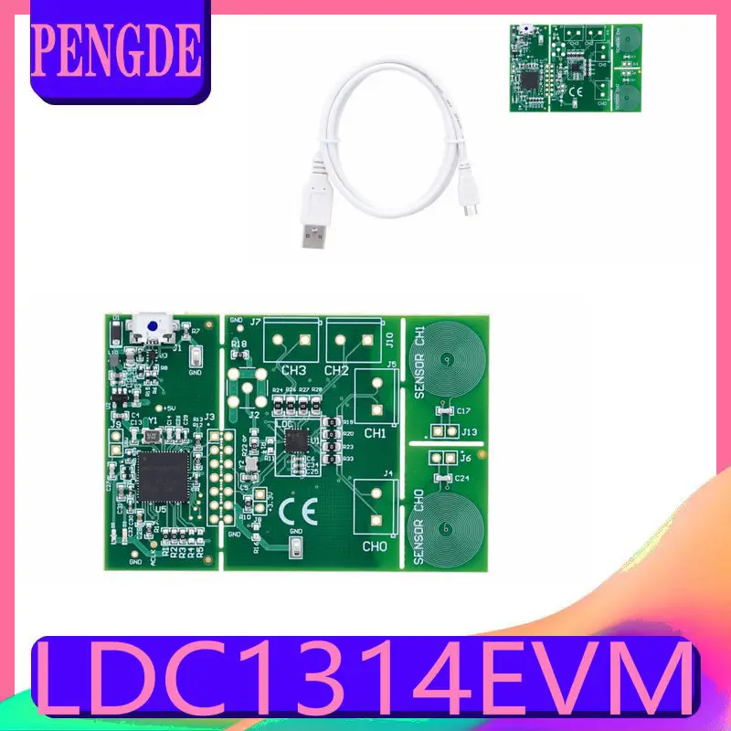 

LDC1314EVM датчик PCB катушка LDC1314 Индуктивный чувствительный оценочный модуль четыре канала