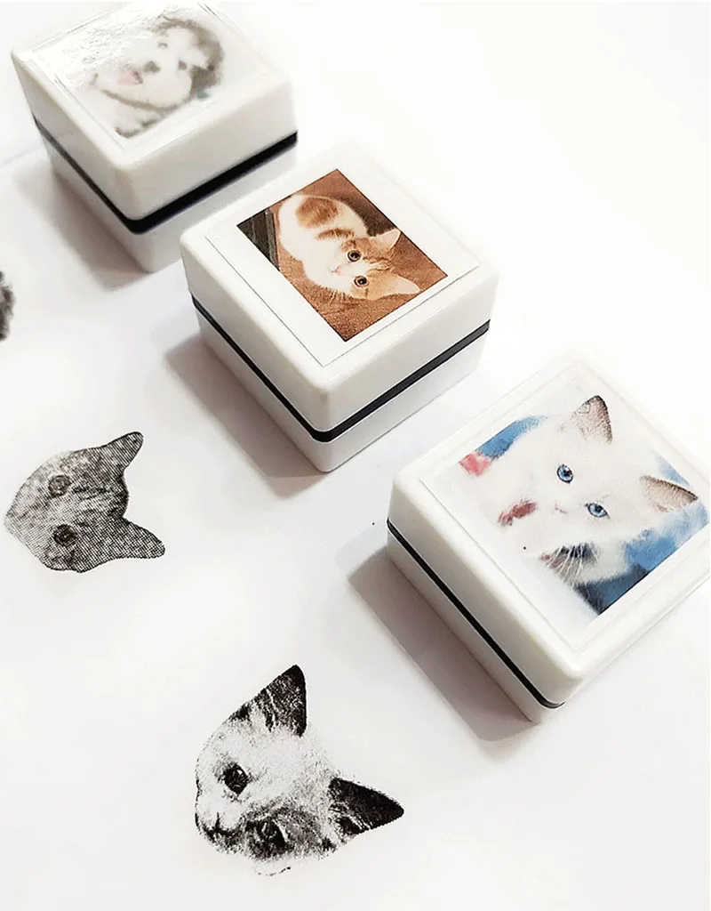 Custom-Made Personalized Cat Portrait Stamp – CatCurio Pet Store