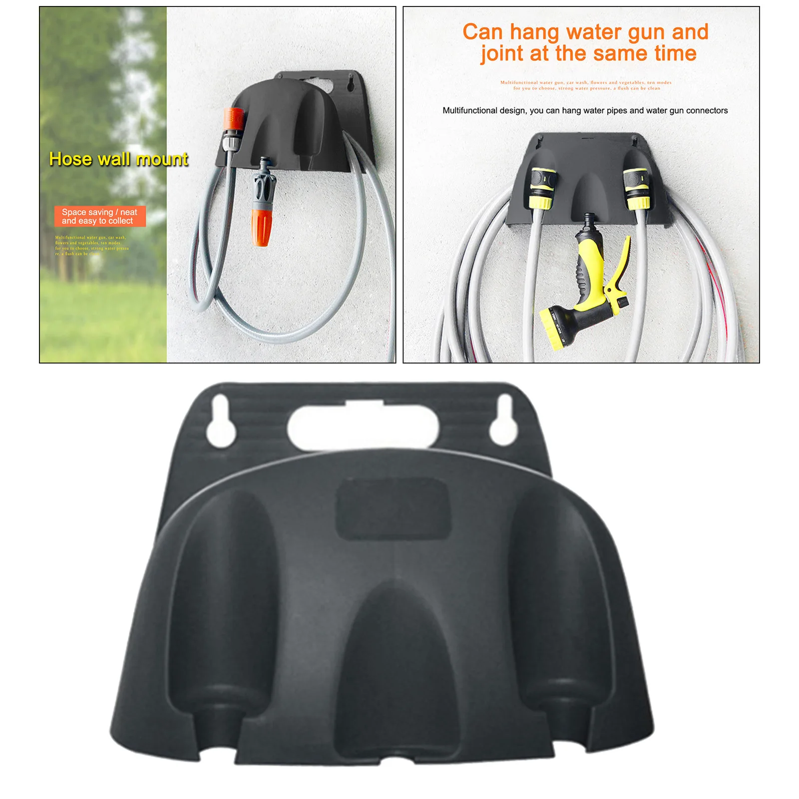Wall Mount Hose Bracket Garden Hose er Pipe Reel Water Holder Support Storage Bracket for 20M er garden hose hanger,water hose reel rack,water hose organizer,water pipe rack