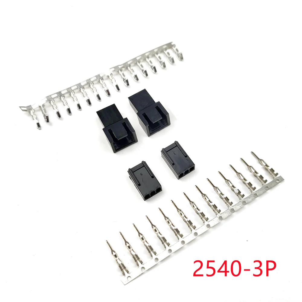 50Pcs NEW KF2510-3P Pin Header 2.54mm + 50*Terminal + 50*Housing - Foto 8
