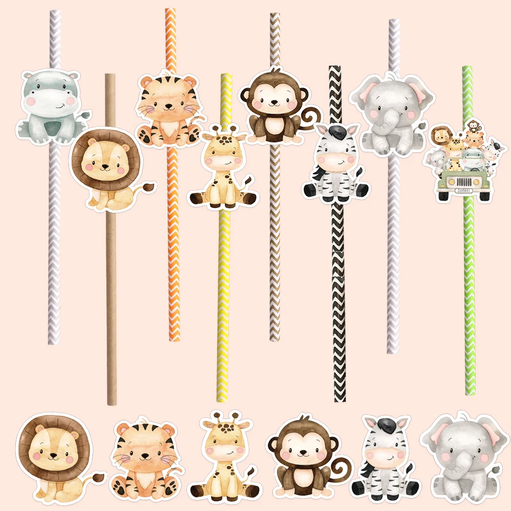 Wild Animal Straws