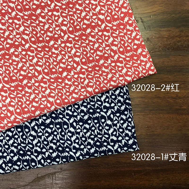 

Spring Summer New Fabric Direct Supply 3024 Rayon Crepe Geometric Printed Cotton Children's Clothing Men's and Women's Home