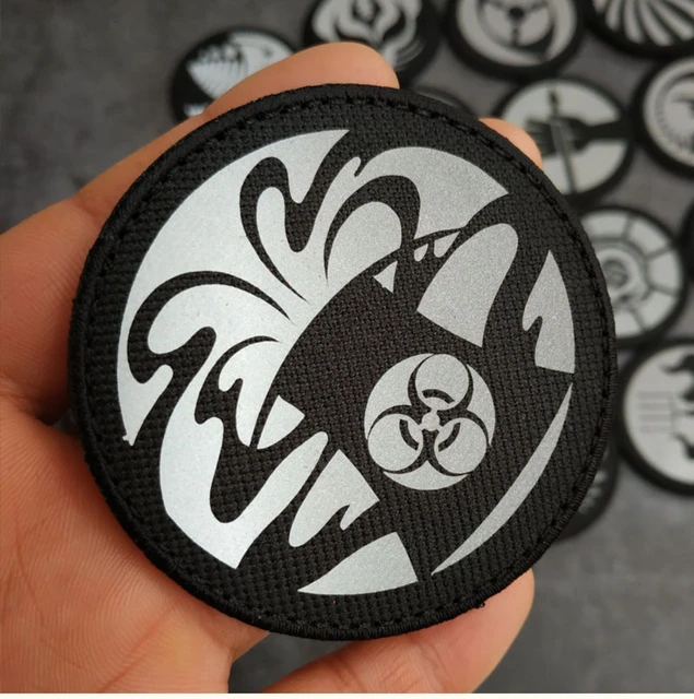 Reflect Light SCP Patches,light Reflecting Hook&loop Scp Badge for