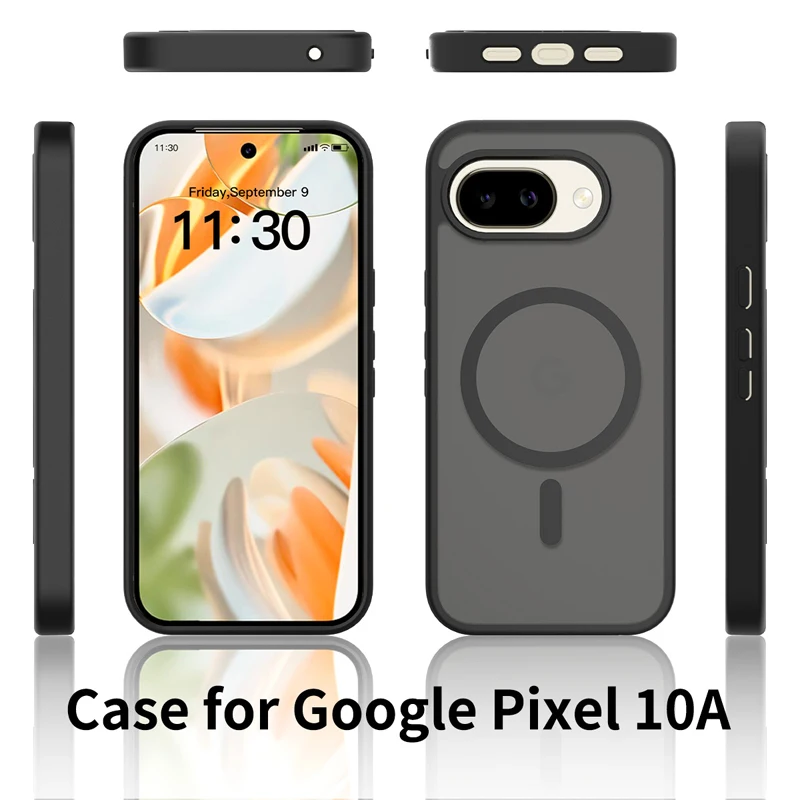 Magnetic Matte Anti-Fingerprint Translucent Phone Case