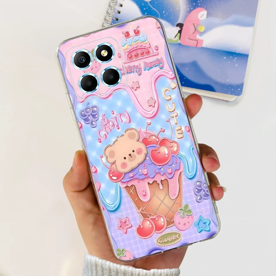 Fashion Butterfly Flower Soft Silicone Shockproof Phone Case Cover
