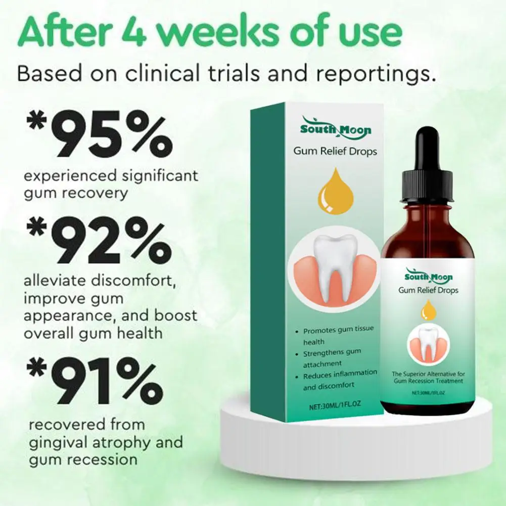 Gum Care Products Liquid Gum Repair Regrowth Natural Oral Care Drops Restore Oral Liquid For U9D1