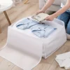 1pc-Large storage bag with zippered lid, bedding storage container, clothes, pants storage, sturdy zipper 2