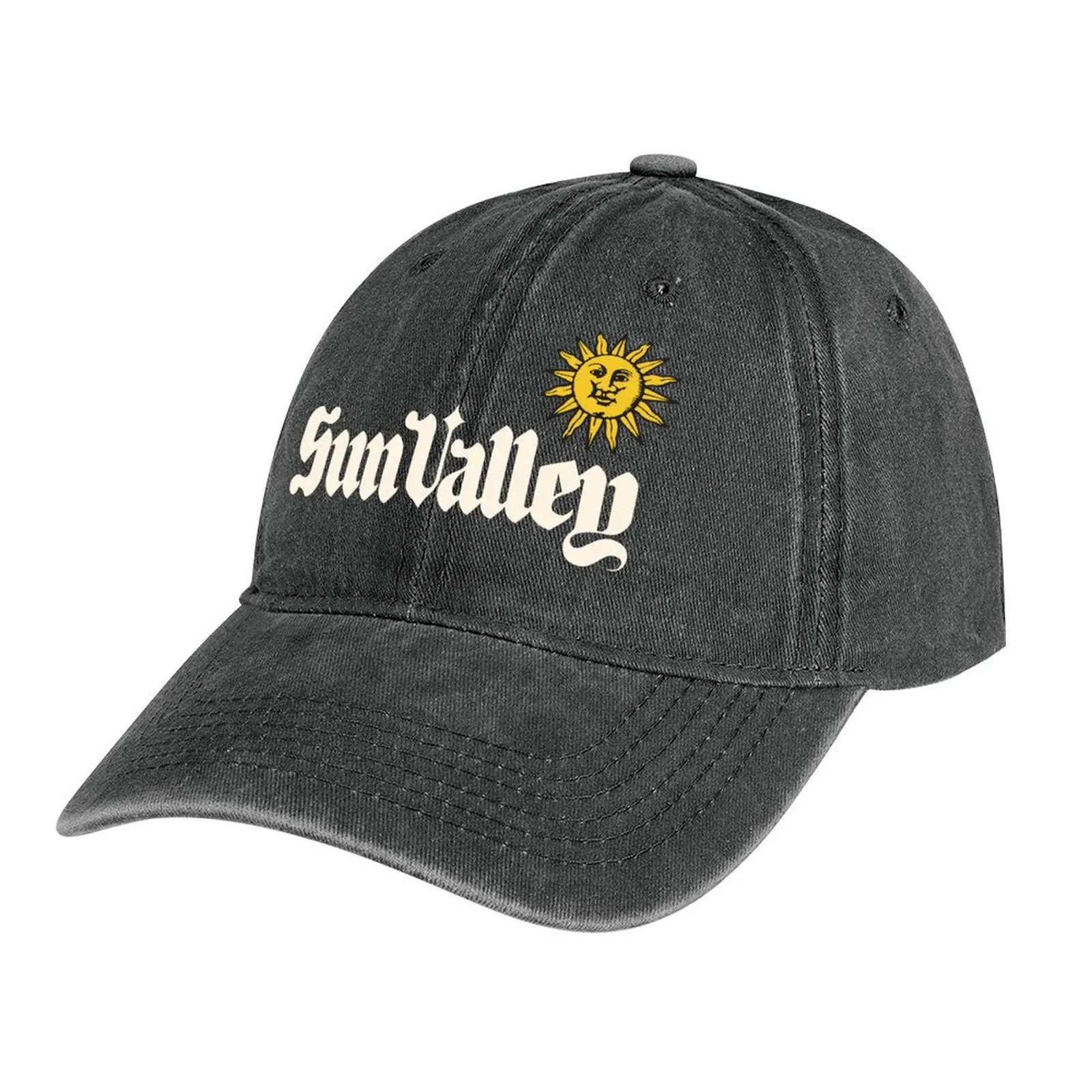 

Sun Valley Ski Resort Retro Vintage Skiing Addict Cowboy Hat Military Tactical Cap Snap Back Hat Men Golf Wear Women's