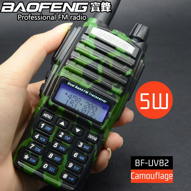 Оригинальная рация BAOFENG для планшета двухдиапазонное радио VHF/UHF 136-174/400-520 МГц 5 Вт
