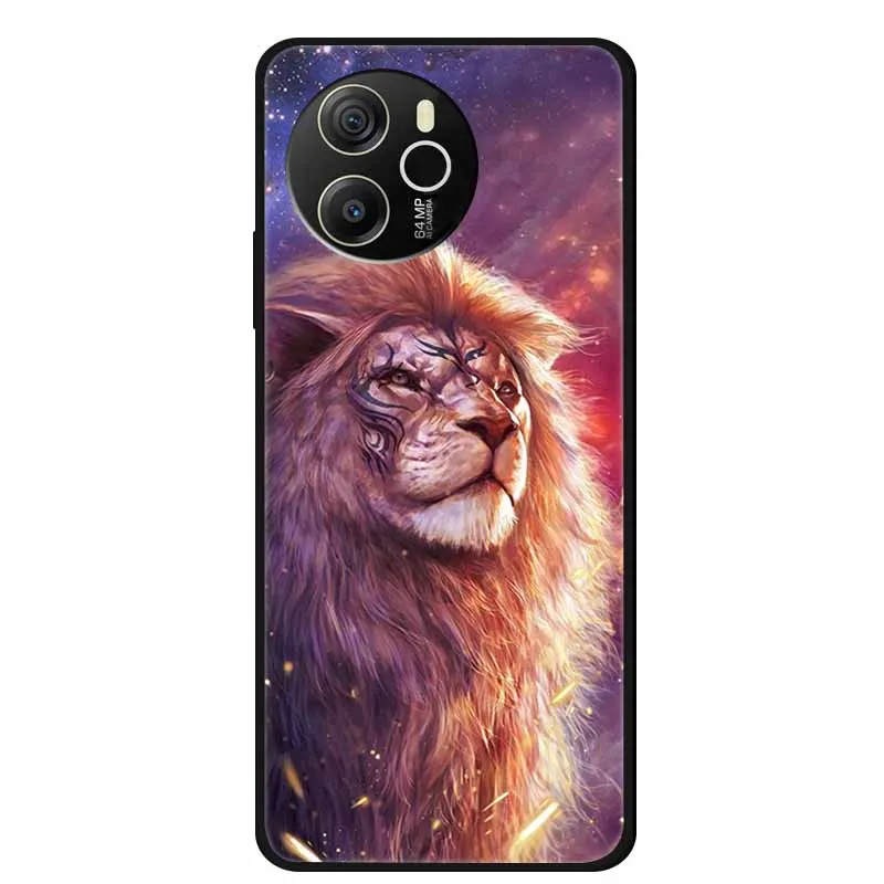 Animal Painted Soft TPU Silicone Back Cover - Fashionable Phone Case
