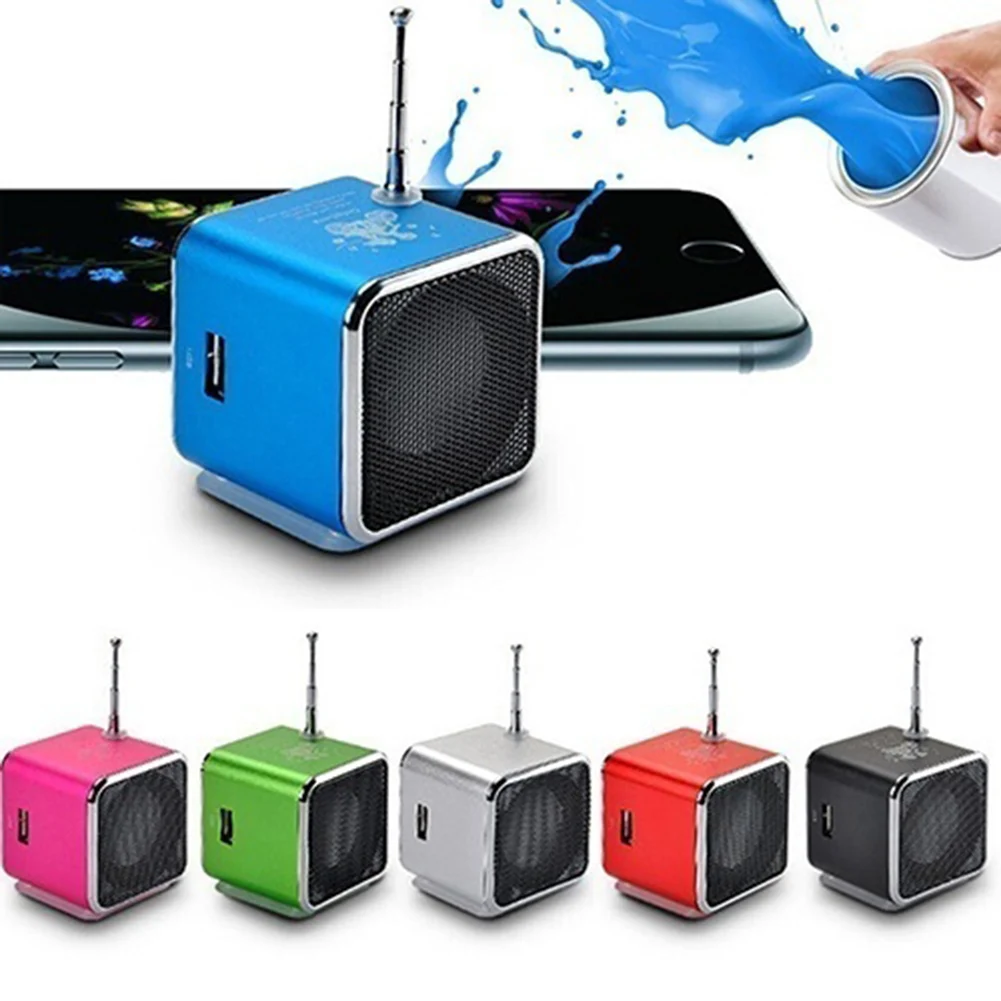 

Upgraded Subwoofer Speaker Mini LED MP3 Player FM Stereo Radio USB Micro SD TF For PC Notebook TD-V26 With Bluetooth-compatible