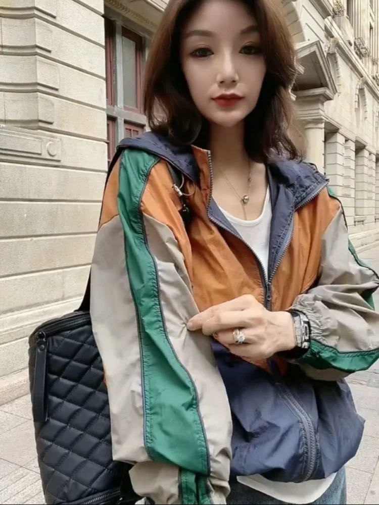 スウェット ジップ ジャケット チェック裏地 韓国 2色 hr6523 Luxury Designers Women Clothes | Luxury Designer Clothing