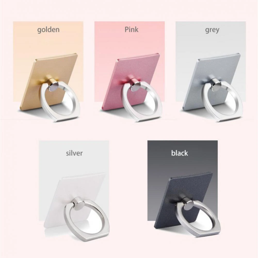  Phone Tablet Universal Ring Holder Finger Grip Transparent 360° Swivel Stand Compatible with Phone Tablet 