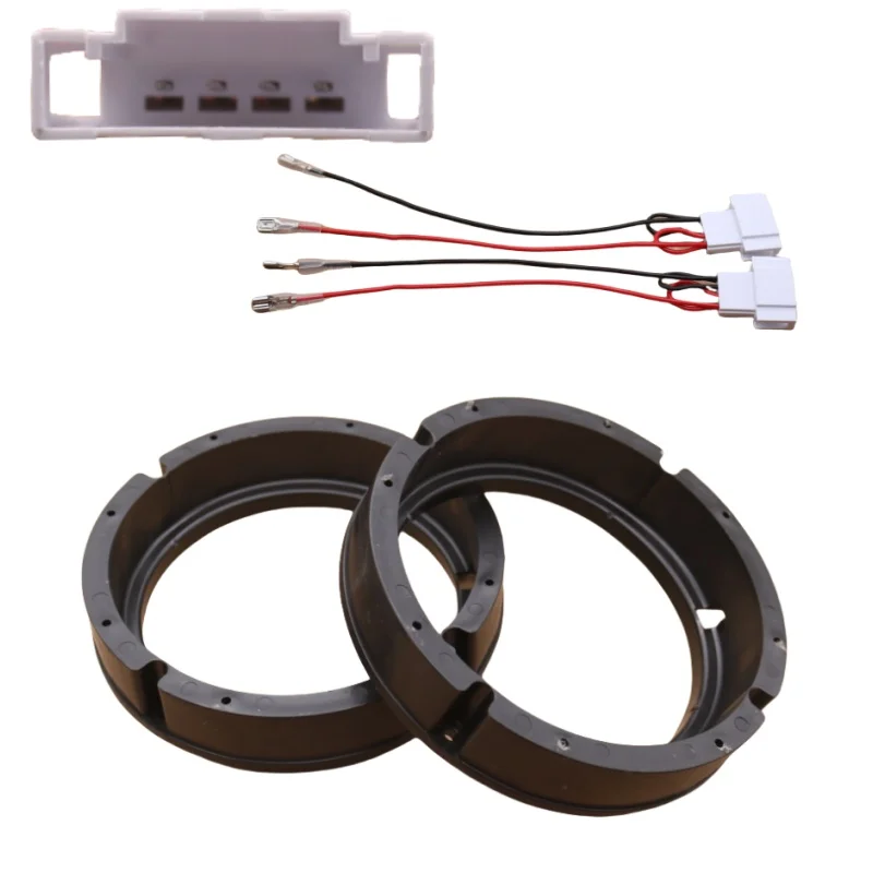 6.5&ldquo; Car Speaker Adapter Gasket Ring with Wire Combo for VW Passat 1998-VW Jetta 1999