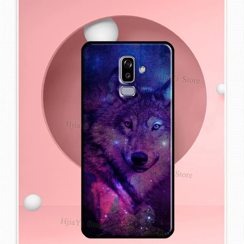 Wolf Galaxy Soft Cover Case - Animal Design Smartphone Protection