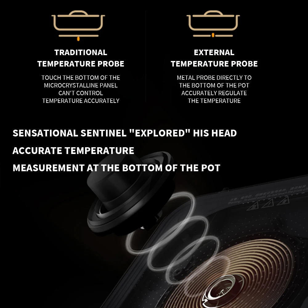 XIAOMI Mijia Ultra-thin Induction Cooker 2100W Smart Home Induction Cooker 23mm ultra-thin Connect to Mijia APP induction cooker