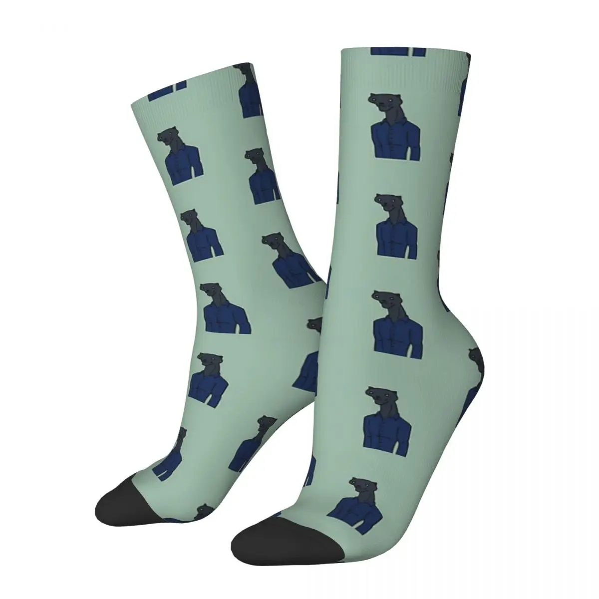 Office Panther stockings Thickened thermal stockings Men's and women's stockings, For Unisex