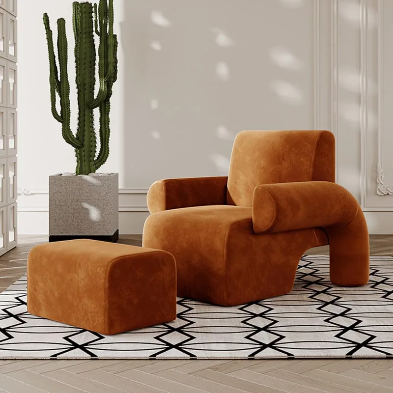 

Single Armrest Living Room Chairs Comfort Ergonomic Lounge Relax Sitting Room Chairs Italian Luxury Meubles De Salon Furnitures