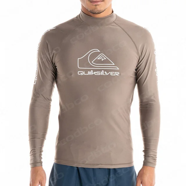 Mens Surfing Diving Suit Rash Guard Swimwear