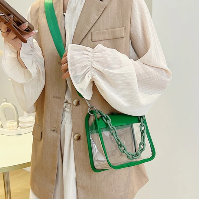 Shop Chanel Clear Handbag