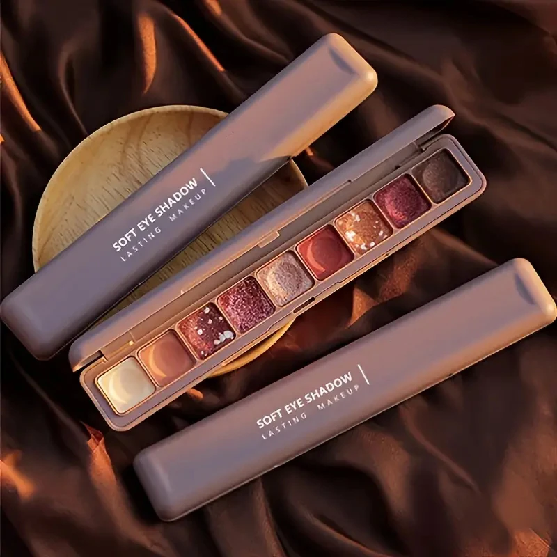  9 Colors Makeup Eyeshadow Palette Waterproof Long-lasting Eyes Make Up Matte Shimmer Glitter Eyeshadow Palette Cosmetics 