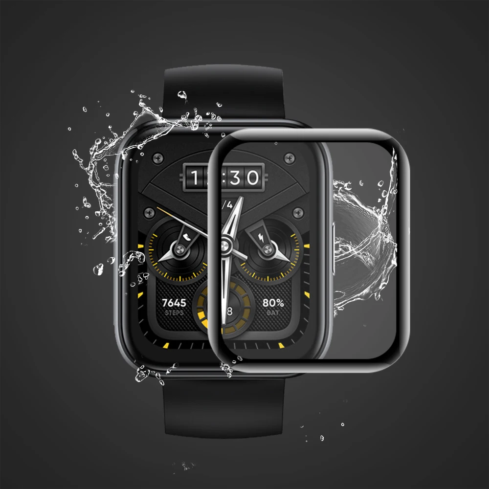 Realme Watch 3용 3D 곡선형 보호 필름 Realme Watch 2 2 Pro Smartwatch HD TPU 보호 필름용 스크린 프로텍터