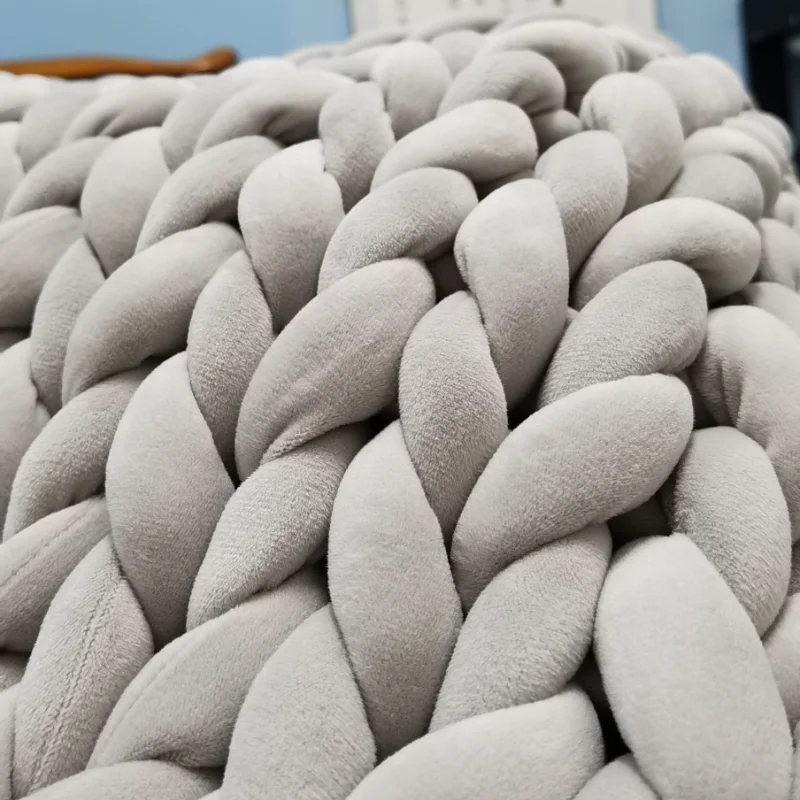 0.5KG/1KG Velvet Diameter 3cm Thick Bulky Chunky Yarn Hand Knitting Woven Thread Basket Blanket Carpets Giant Yarn DIY 3