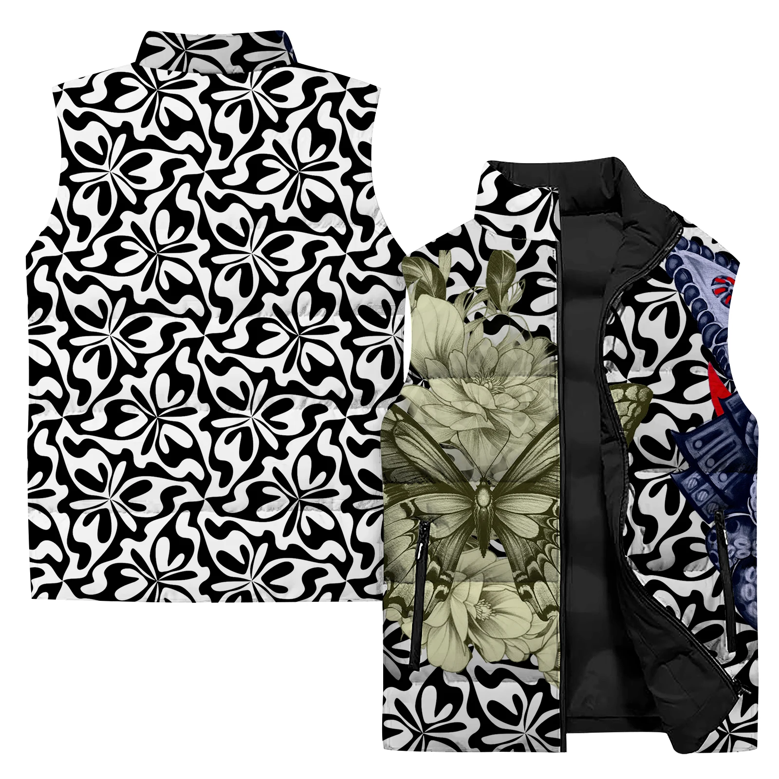 thumbnail image 1 of Chaleco sin mangas para hombre con diseño de león, chaquetas de plumas cálidas y frescas para hombre 2024, abrigo de moda con diseño de gato, ropa duradera para hombre, chalecos contra el viento y el, 1 of 4