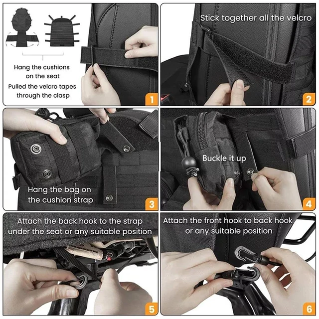 Universelle taktisch kompatible Autos itz lehne Veranstalter militärische  Sitz bezug Schutz Outdoor-Werkzeuge Auto Aufbewahrung tasche Pack -  AliExpress