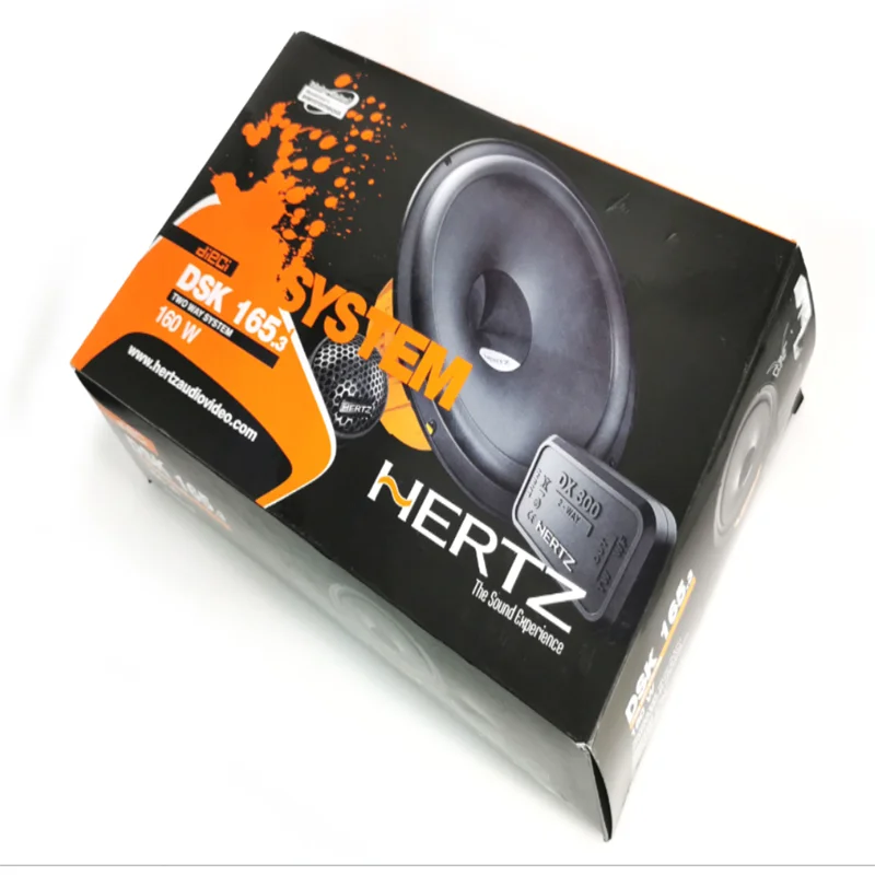 Free Shipping 1 Set HERTZ DSK 165.3 CAR AUDIO 6.5 COMPONENT SPEAKERS MIDS  TWEETERS CROSSOVERS Manufactured by elettomedia ltaly