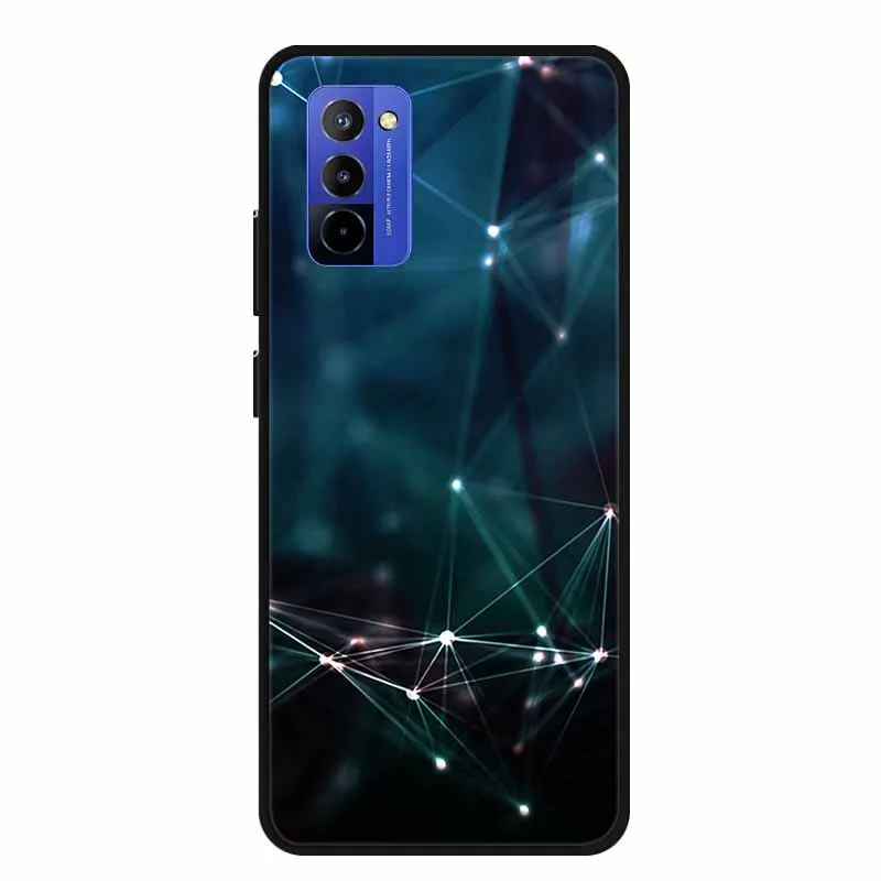 Shockproof Black Silicone Phone Case with Bumper Protection - Soft Back Cover 6.75