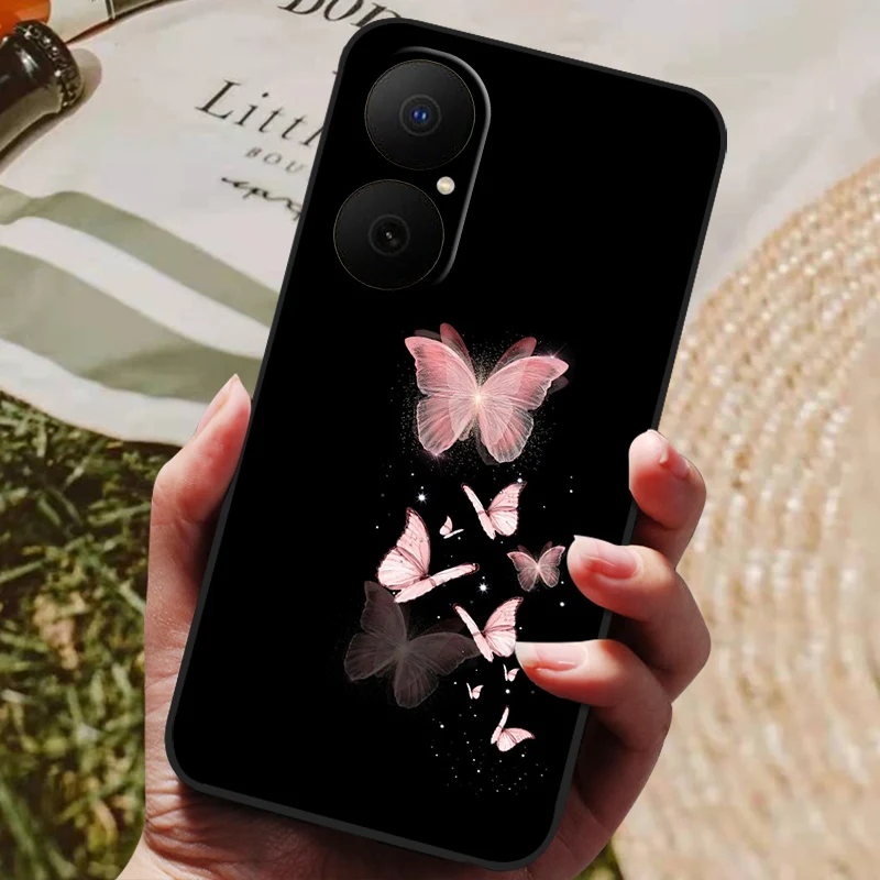 Shockproof Flower Astronaut Soft Silicone Phone Case Bumper Cover