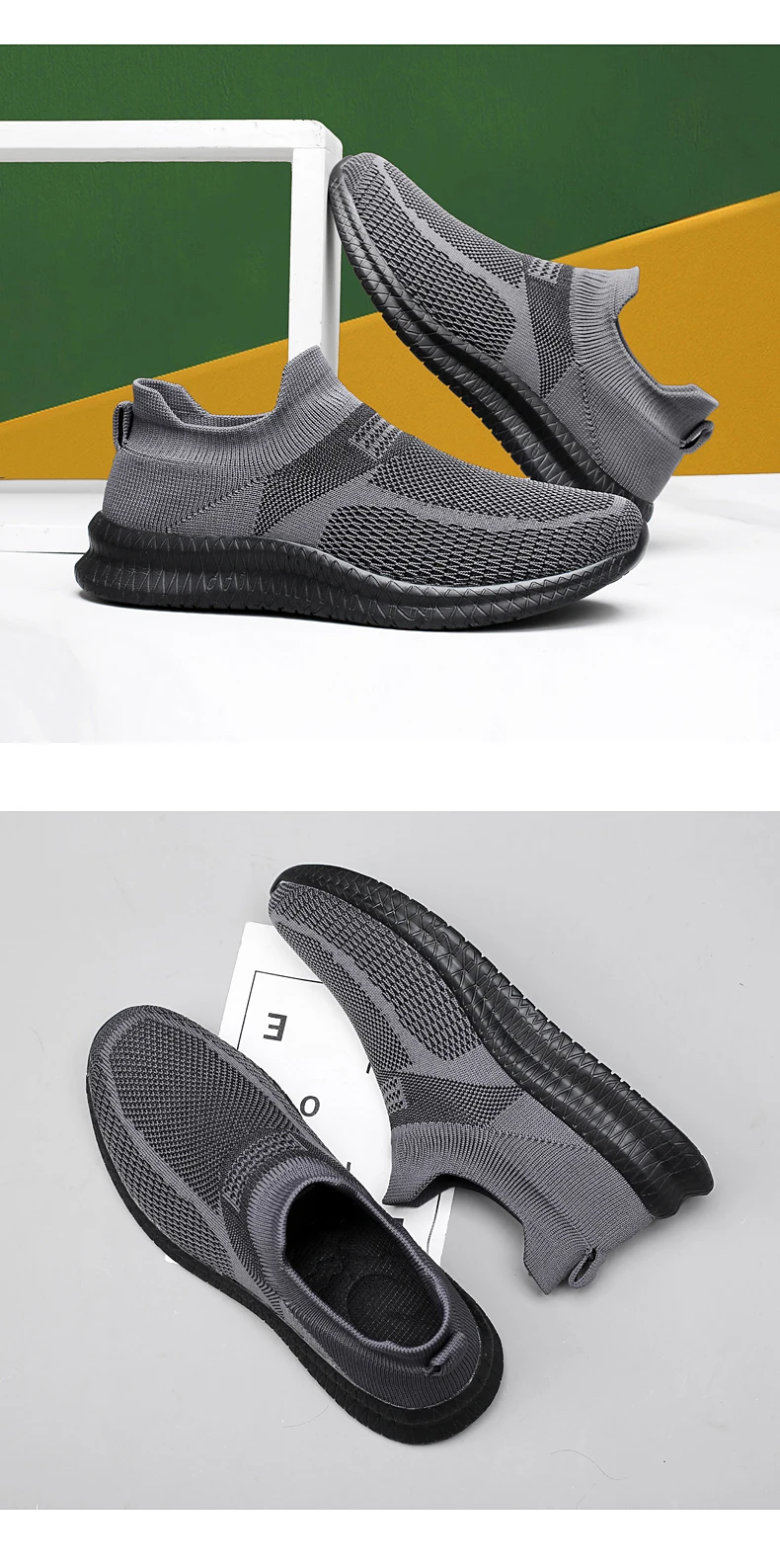 Men Sneakers Shoes For Men Lightweight Tenis Comfortable Mesh Breathable Casual Shoes Outdoor Walking Gym Shoes Size 39-46