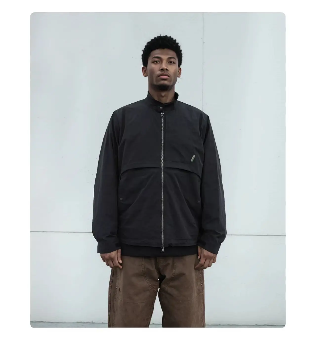 Whywokrs 25aw Graphene lining stand collar jacket multipocket ideal zipper techwear aesthetic gorpcore -