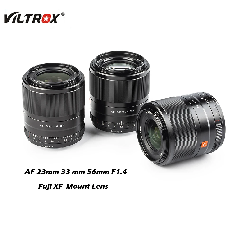 Viltrox 13Mm 23Mm 33Mm 56Mm F1.4 Af Messa A Fuoco Automatica Grande Apertura Aps-C Obiettivo Per Obiettivo Fuji Fujifilm X Mount X-T4 X-T20 Obiettivi 